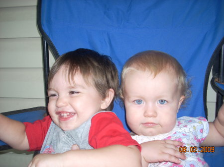 Austin (2 yrs) and Haleigh (1 yr)