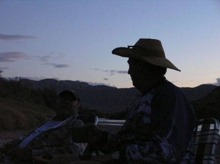 Sun set at Boquillas canyon