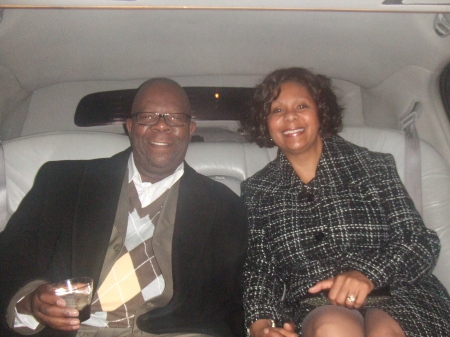Going to dinner in limo new years eve 2010