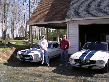 My friend Jeff in Virginia GT500KR & my  GT350