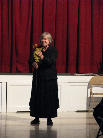 Acting in the play J. B.