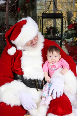 Melody and Santa