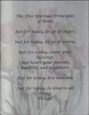 5 Spiritual Principles of Reiki