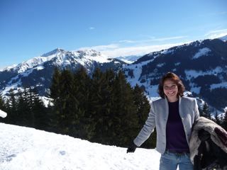 In Gstaad in the Swiss Alps