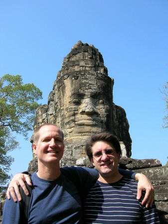 Dave and I in Cambodia Dec 2007