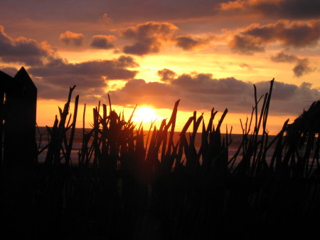 Sunset in Ecuador