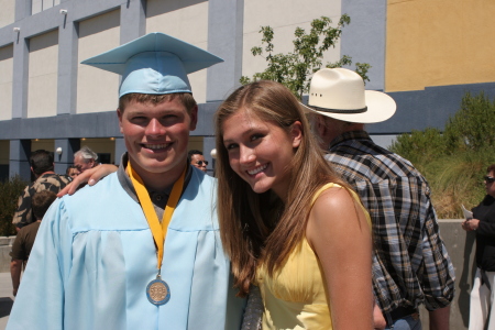 Ryan and Lauren on his graduation day