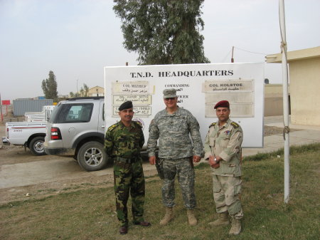 With COL Mizher and COL Amed at TND