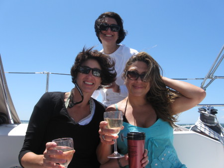 Sailing to Martha's Vineyard with friends