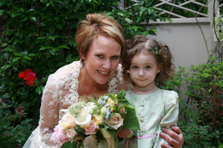 2009 wedding with cute little grand daughter