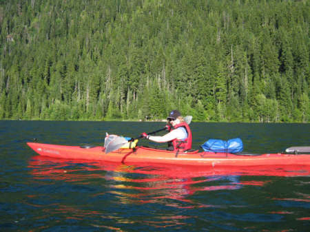 heading to campsite on Little Kachess