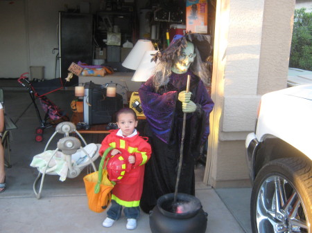 My son 3 yrs. Halloween 2009