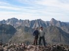 Dustin & Bob on summit of Vestal Peak