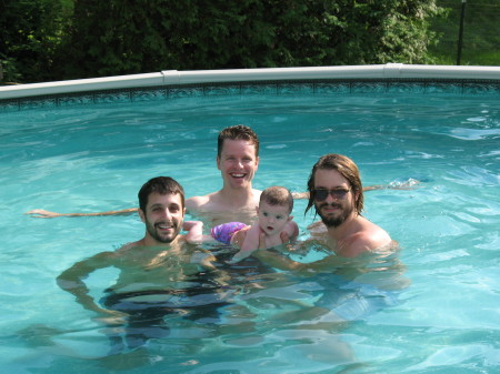 Pool time.....summer of 2009