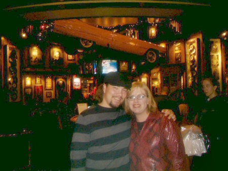 Me and my love at the Hard Rock