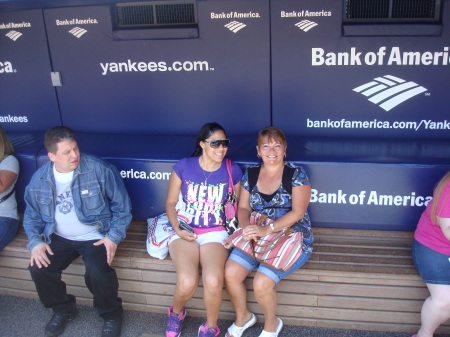 Yankee Stadium 2009 in the dugout