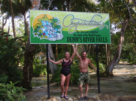 climbed Dunns river fall