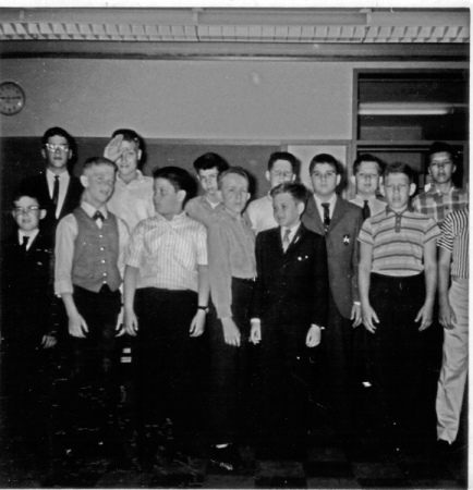 Sixth Grade boys in Mr. Leuci's Class - 1961