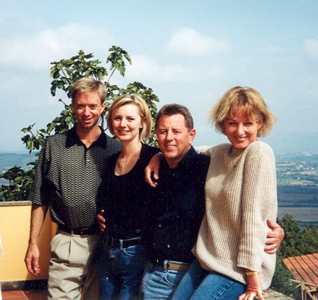 Wife & I (3rd & 4th from left) in Tuscany