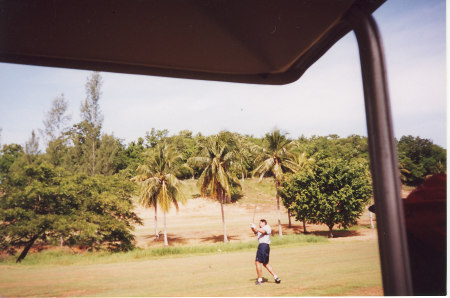 Golfing in Jamaica