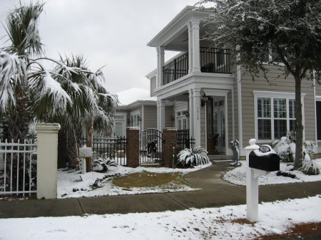 Snow in North Myrtle Beach, SC