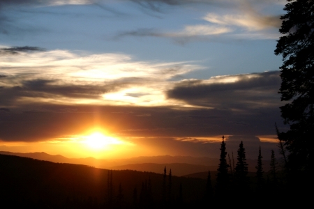 sunset from wolf creek pass_ may 30, 2009
