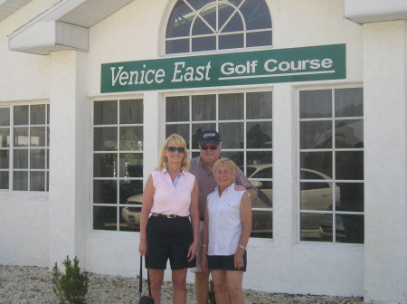Golfing with friends in Venice, FL