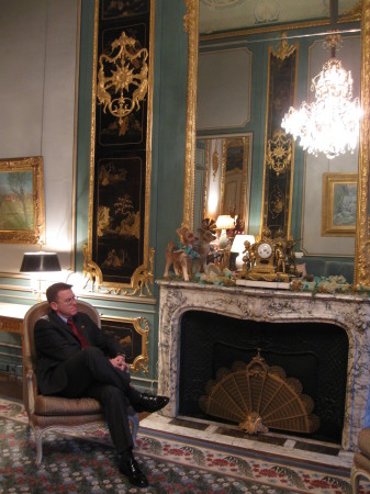 At the US Ambassador's Residence in Paris