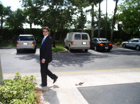 The New Lawyer on his way to work