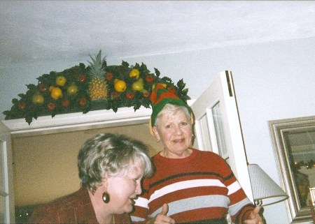 Glenda &  Dawn Lewis - family Christmas party