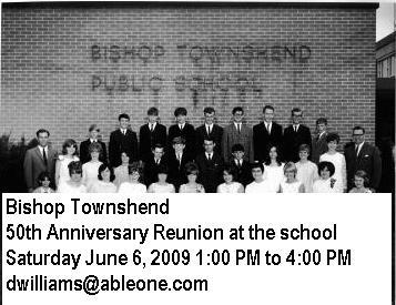 Bishop Townshend 50th Anniversary Reunion