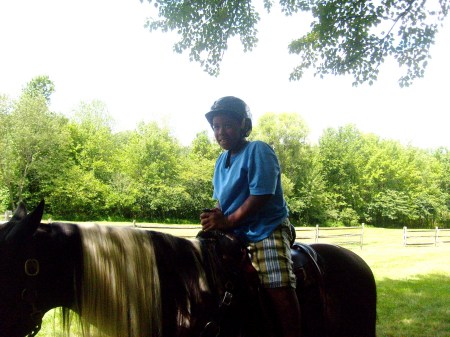 William Horseback riding