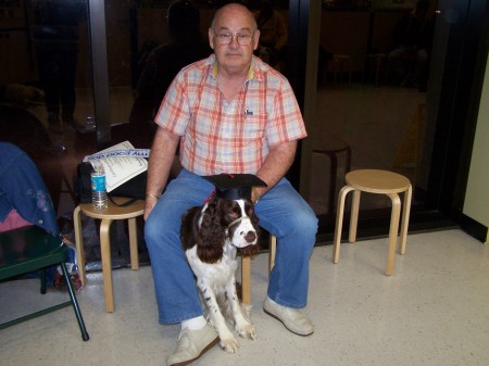 My Buddy Charlie in obedience class in 2007