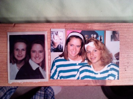 Raechele & April (Houghton) in the 90's!