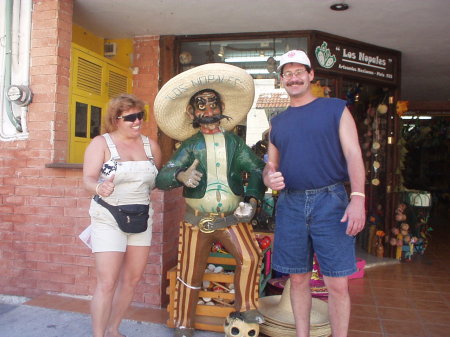 Mark and I with our Amigo in Mexico