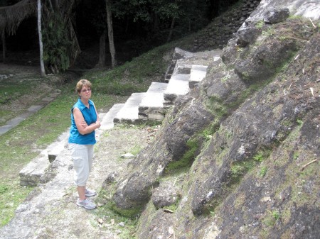 Vickie at Main Temple