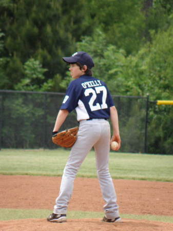 Michael on the mound