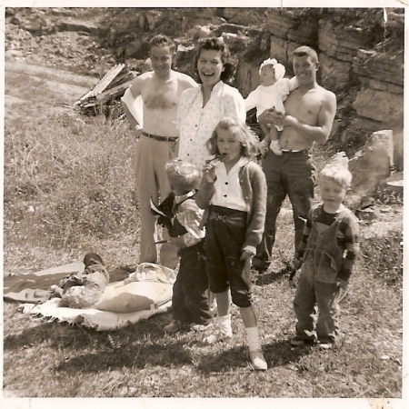 8 years old - me dad and mom