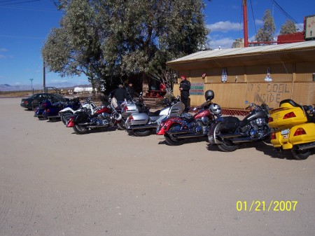 Nipton CA My gang out on a ride