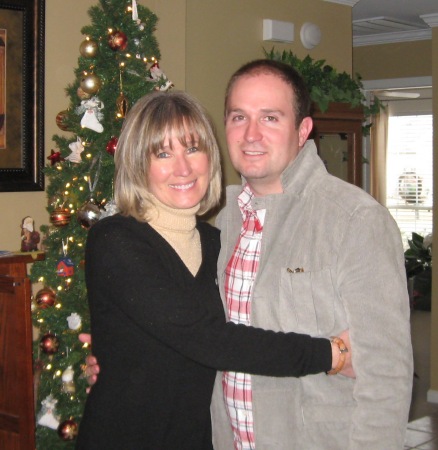 My son Jeramy and I on Christmas 2009