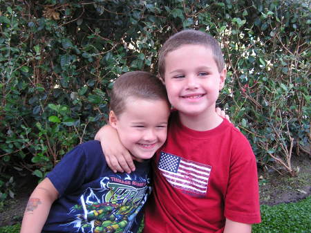 Grandsons Sean & Seth