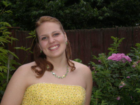 My daughter Emily at her Sr. Prom