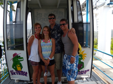 family pic. on St. Thomas-summer 09