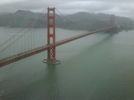 Helicopter over San Francisco