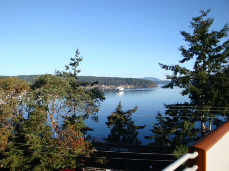 View North from our upper deck