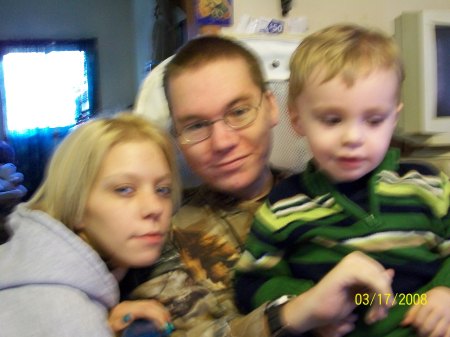 my son & doughter  & my olds grandson