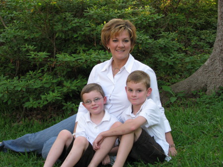 Robin with nephews Noah and Jacob