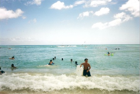 Surfing in Hawaii