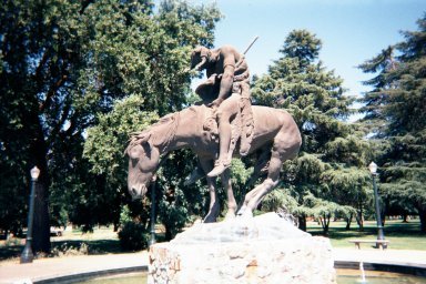 End of the Trail statue