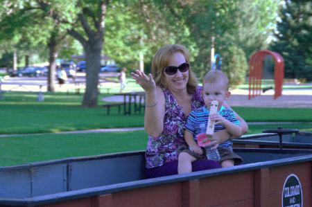 Perry and Grammy in Colorado-Aug. 2009